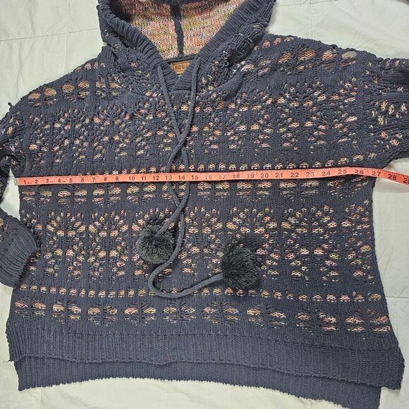 POL Oversized Knit Hooded Sweater‎ Women's Size Medium - Picture 10 of 13